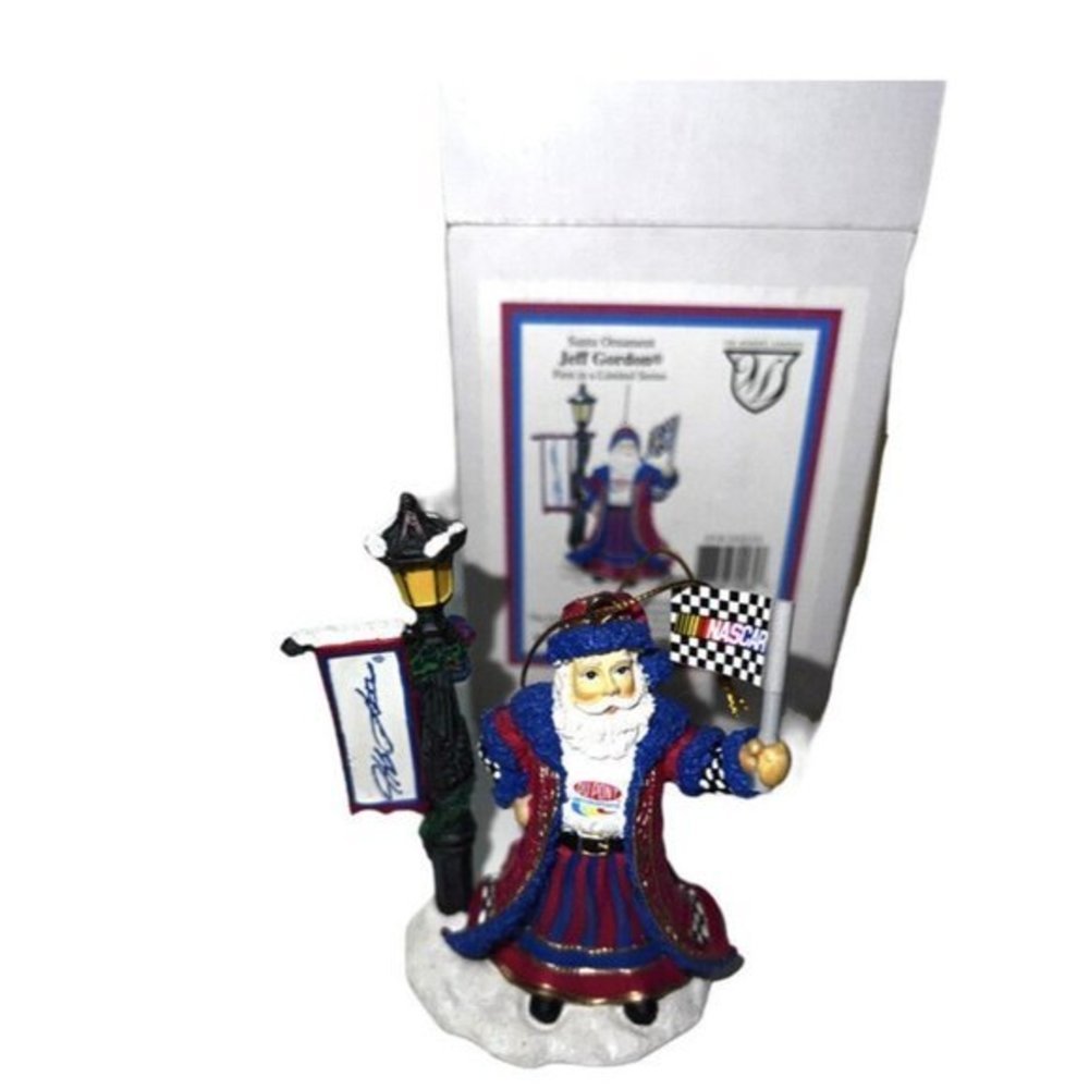 Vintage Nascar Jeff Gordon Santa Ornament First In A Limited Series 2003 New